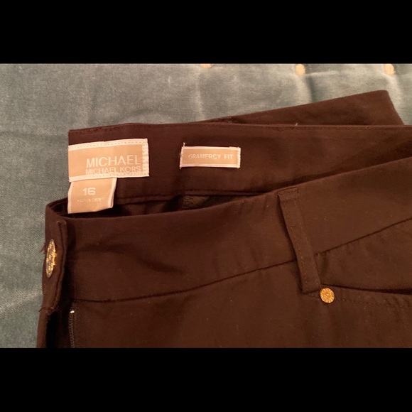Michael Kors size 16 euc brown Gramercy fit pants - Picture 2 of 3
